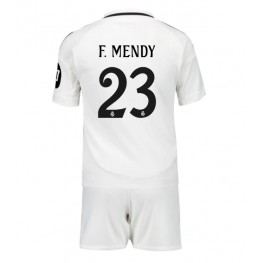 Real Madrid Ferland Mendy #23 Thuis tenue Kids 2024-25 Korte Mouw (+ Korte broeken)